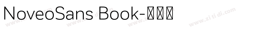 NoveoSans Book字体转换 NoveoSans Book字体转换